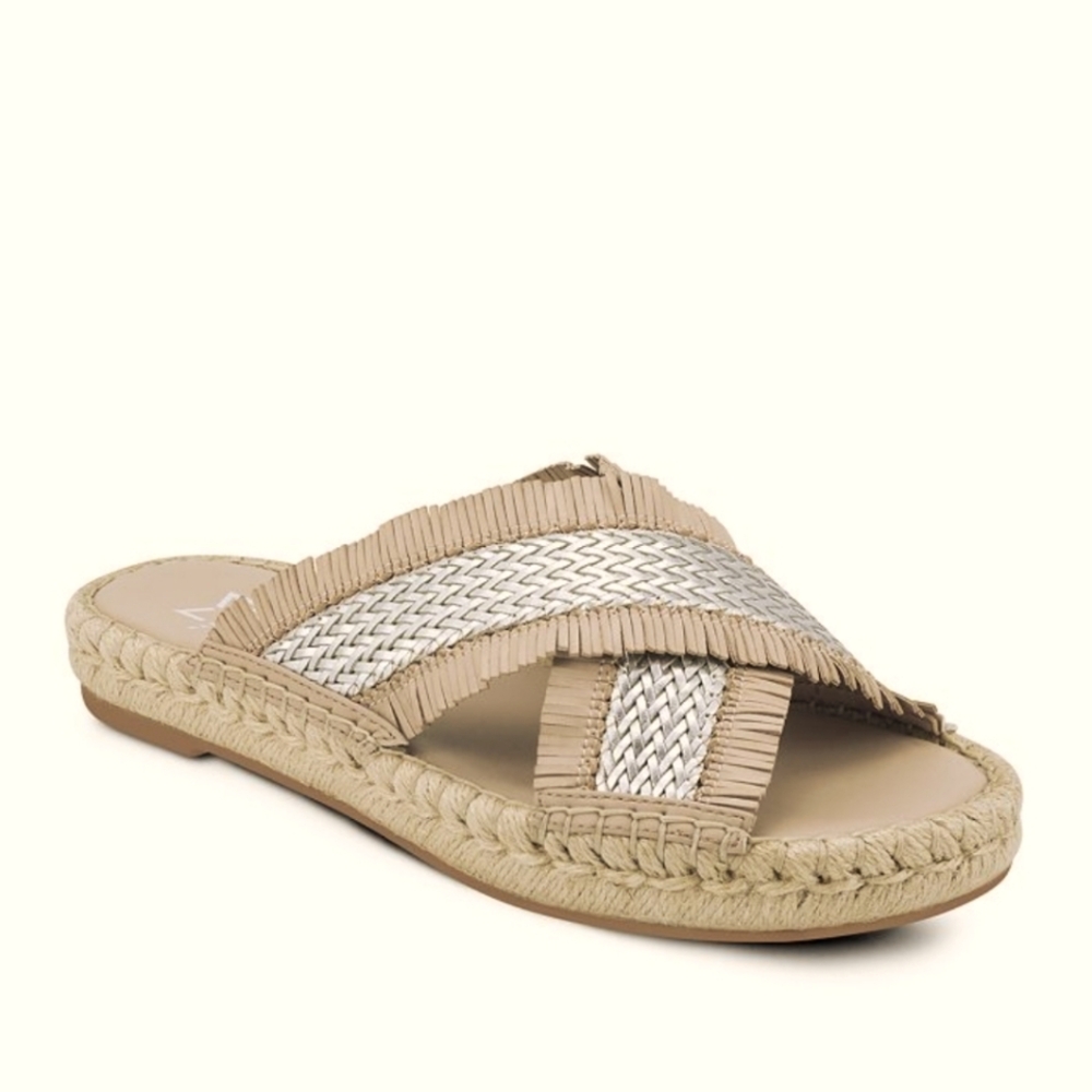 Marc Fisher LTD Espadrille Slide Sandals Size 7.5